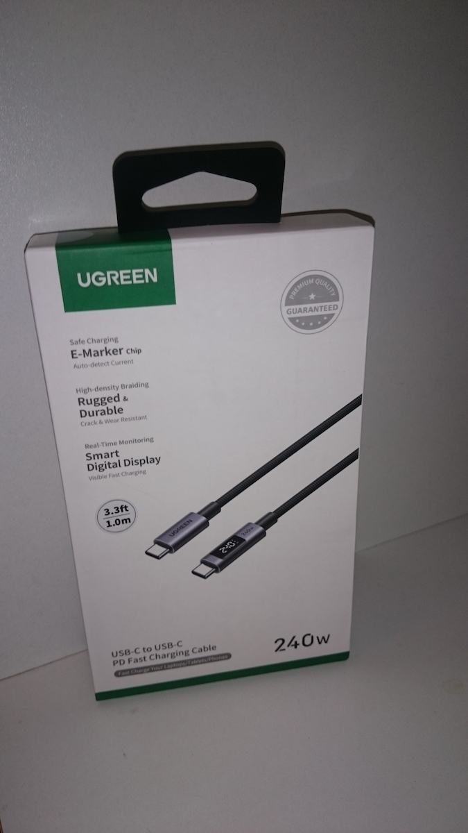 Ugreen L530 Cablu Video USB 2.0 USB-C Tată - USB-C 240W PD Negru 2 m 65867