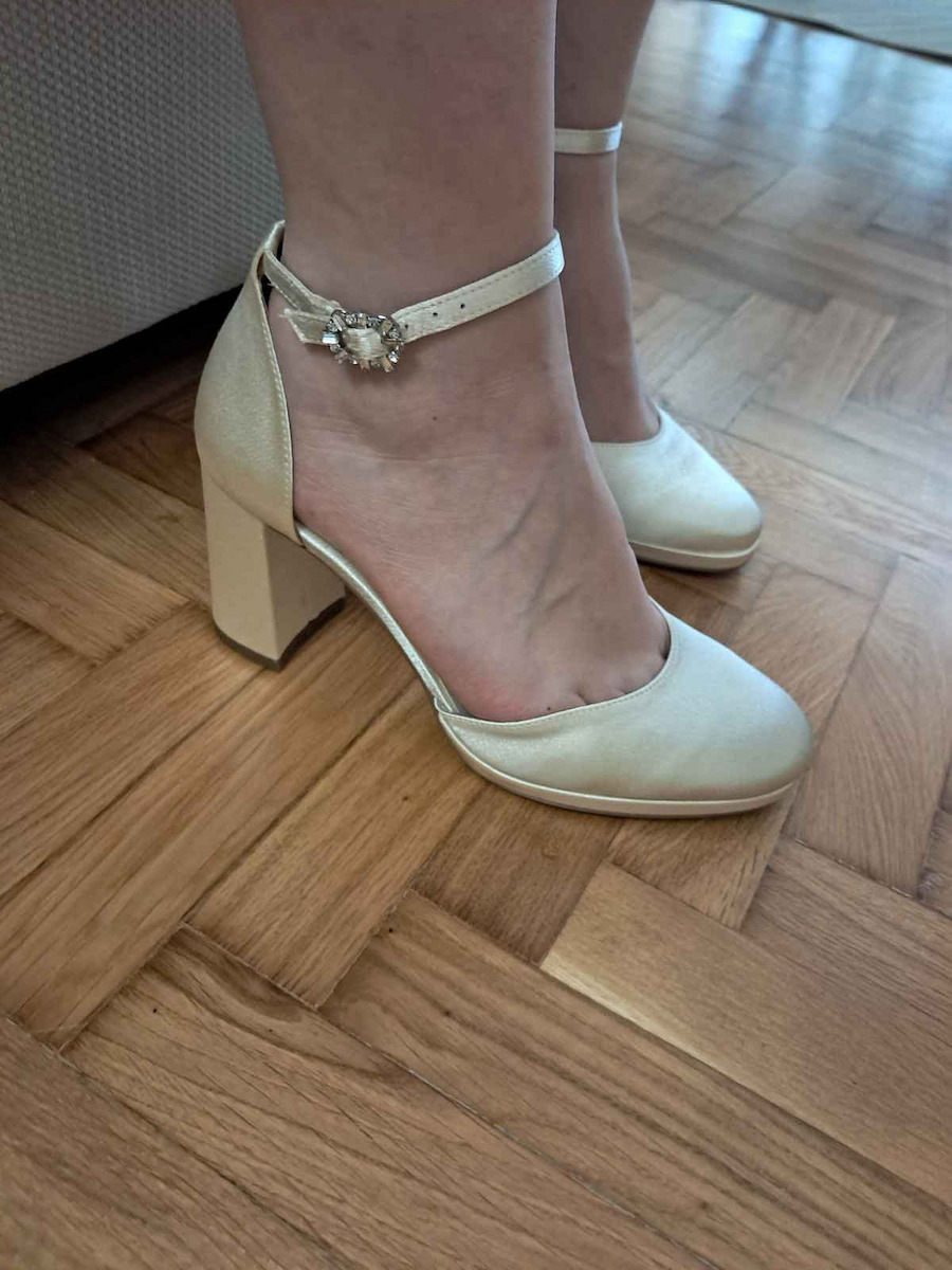 Токчета с каишка и Висок ток Pewter Glam