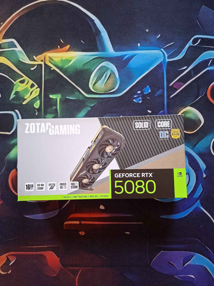 Zotac GeForce RTX 5080 16GB GDDR7 Solid Core OC Κάρτα Γραφικών