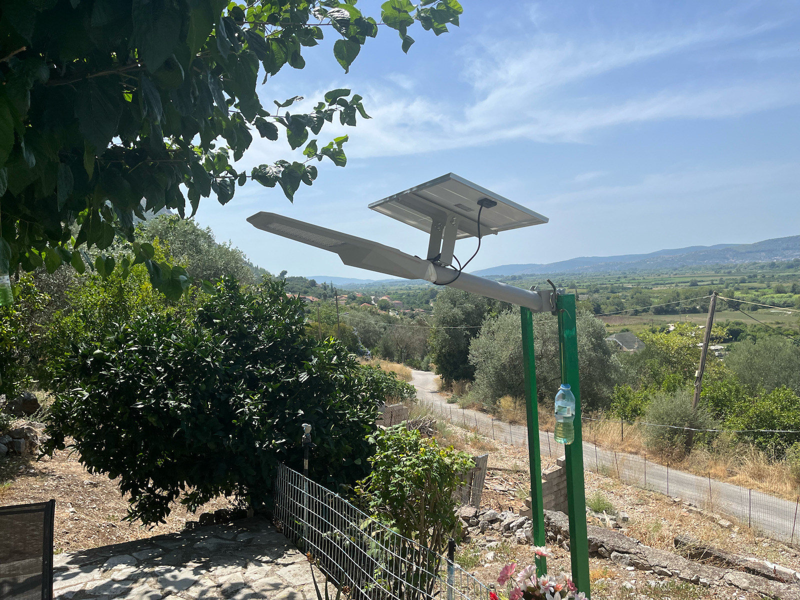 Jortan Ηλιακό Φωτιστικό Δρόμου 400W Ψυχρό Λευκό με Τηλεχειριστήριο IP67