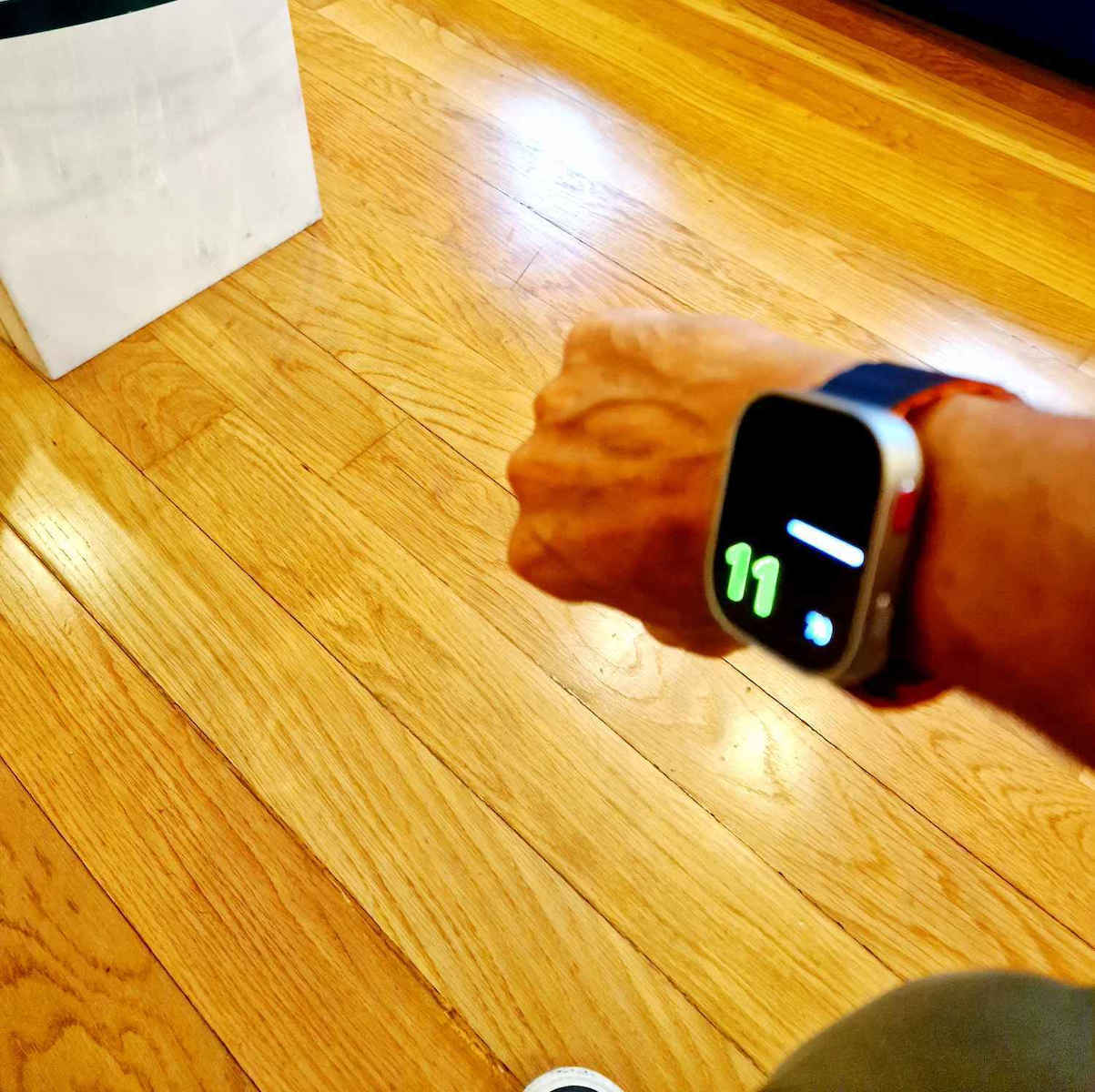 Amazfit Bip Max Aluminum 50mm Waterproof Smartwatch with Heart Rate Monitor (Blue)