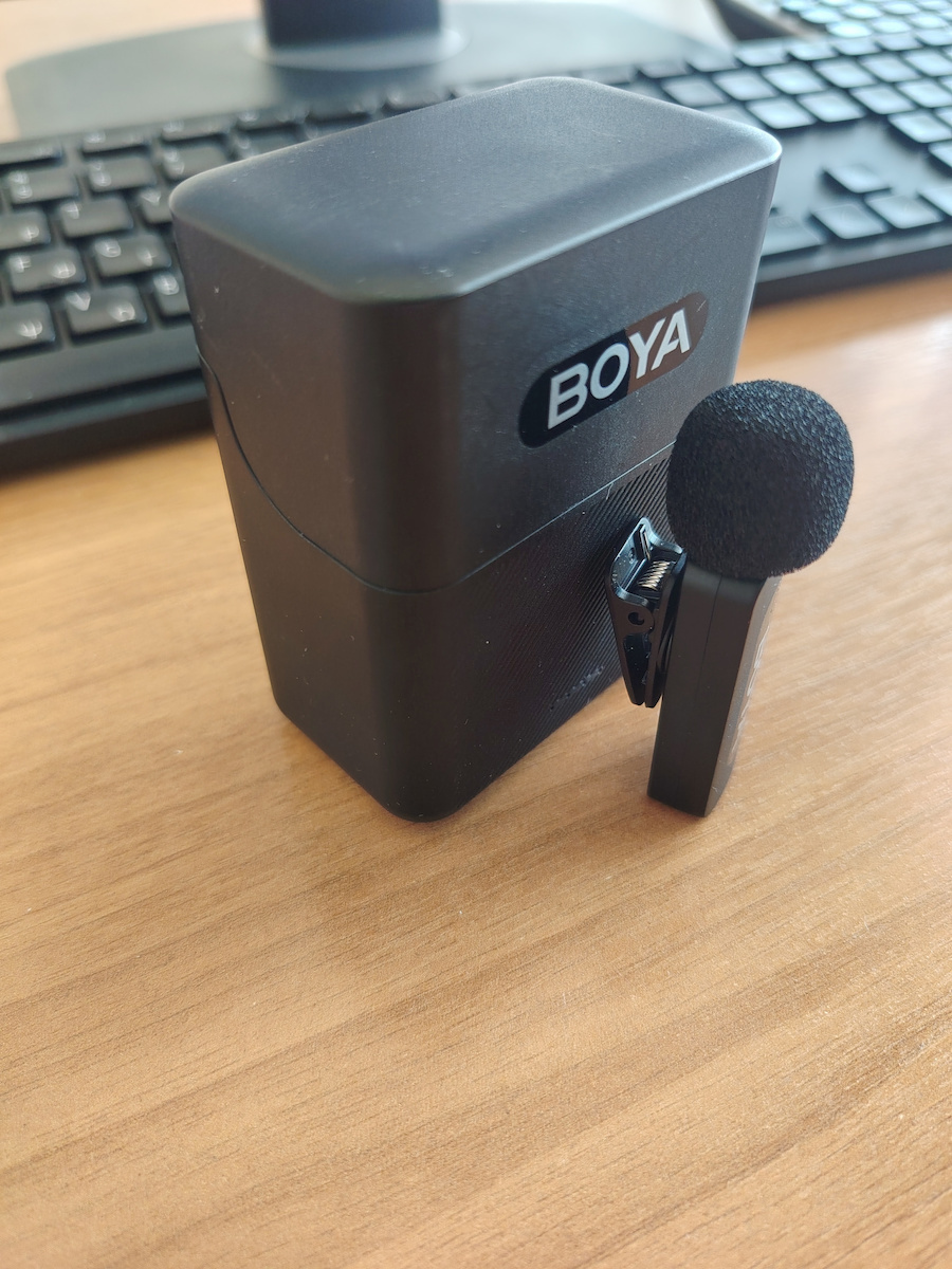 Boya BY-V20 Type-C Wireless Microfon Πέτου, Clip On pentru Mobil