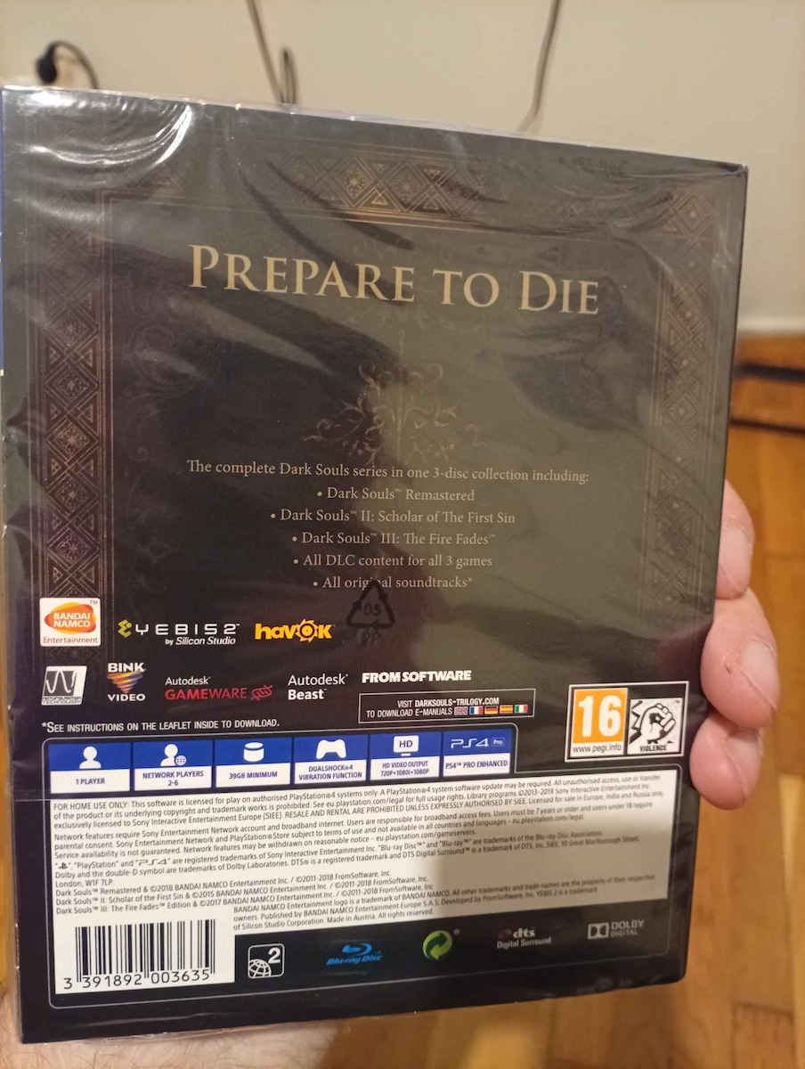 Dark Souls Trilogy PS4 Game