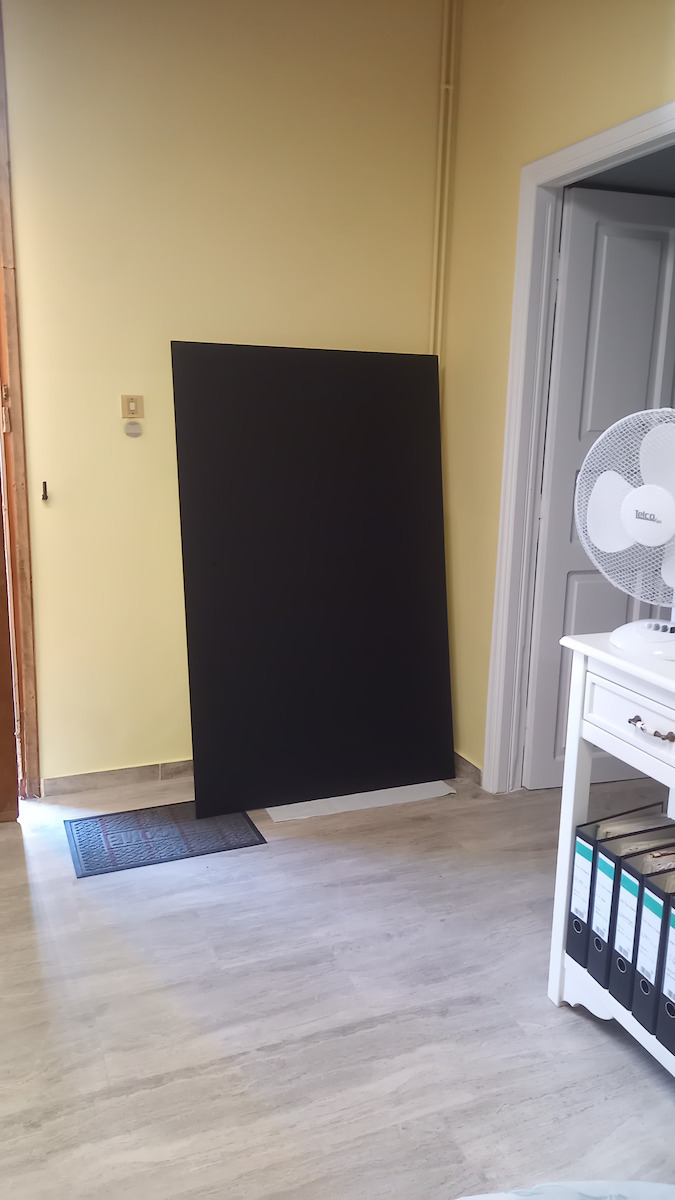 Vechro Ακρυλικό Χρώμα Οικολογική Νερού Smaltolux Hydro Blackboard Paint 0.375lt Μαύρο Ματ