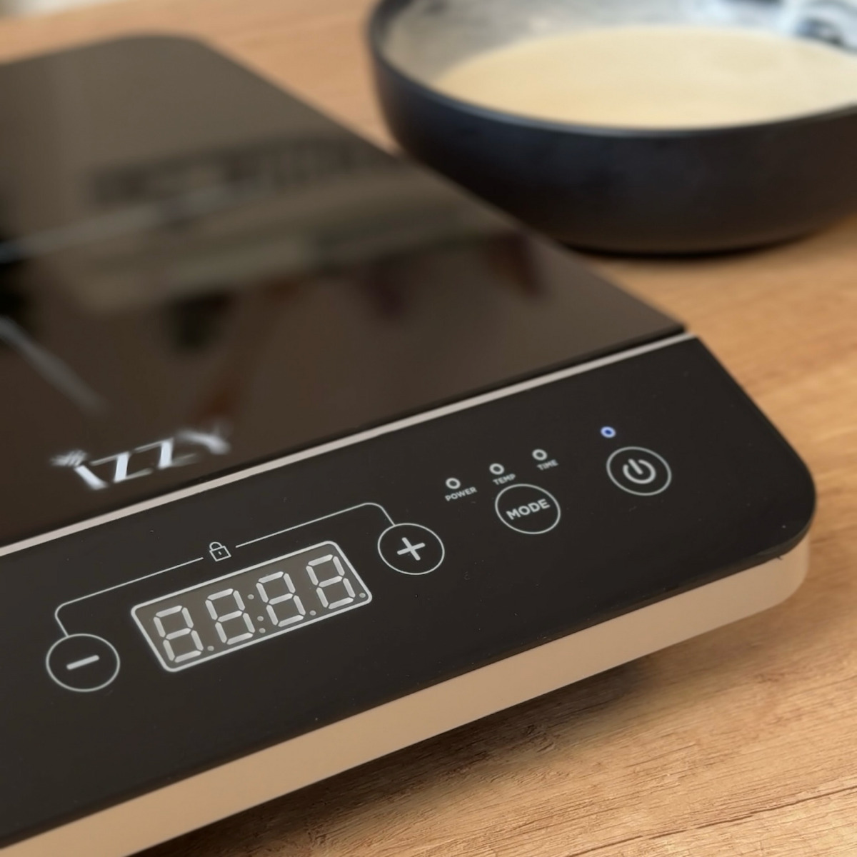 Izzy IZ-1201 Επιτραπέζια Εστία Επαγωγική Μονή Μαύρη
