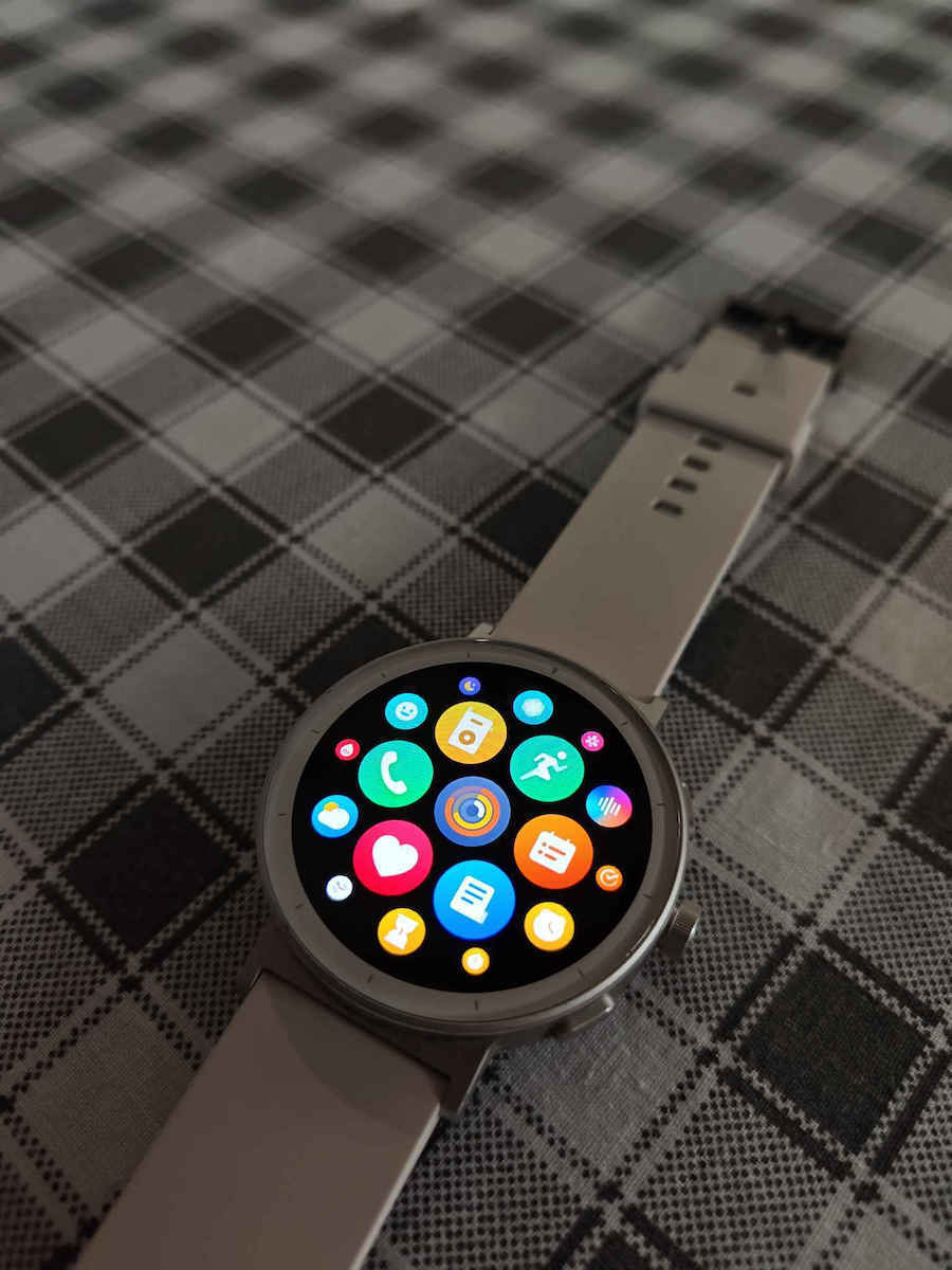 Realme Watch S5 Ceramic 46mm Waterproof cu Pulsometru (Alb Nisipiu - M/L)