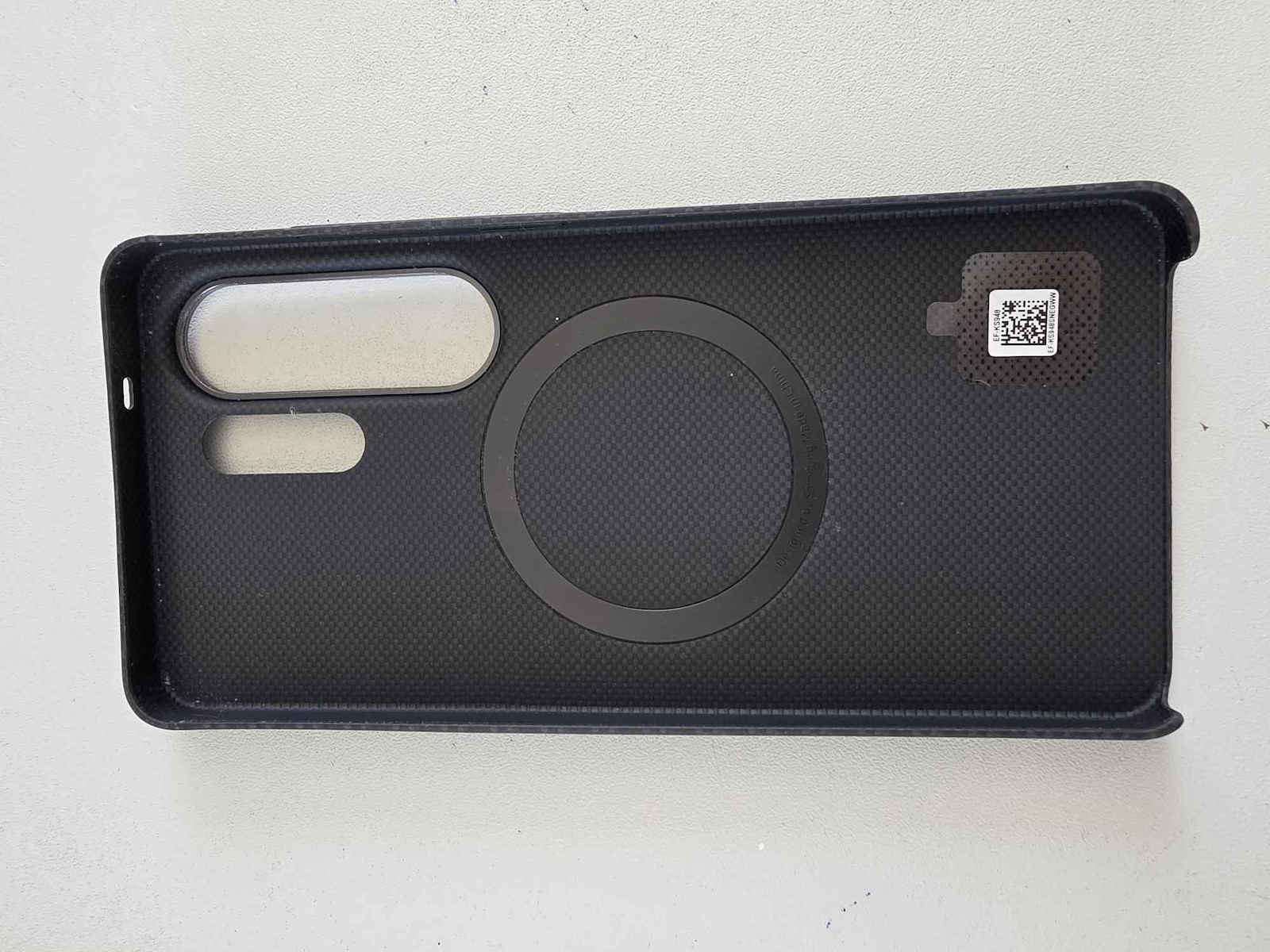Samsung Carbon Magnet Rückseite Umschlag 0,8mm Blau (Galaxy S26 Ultra)