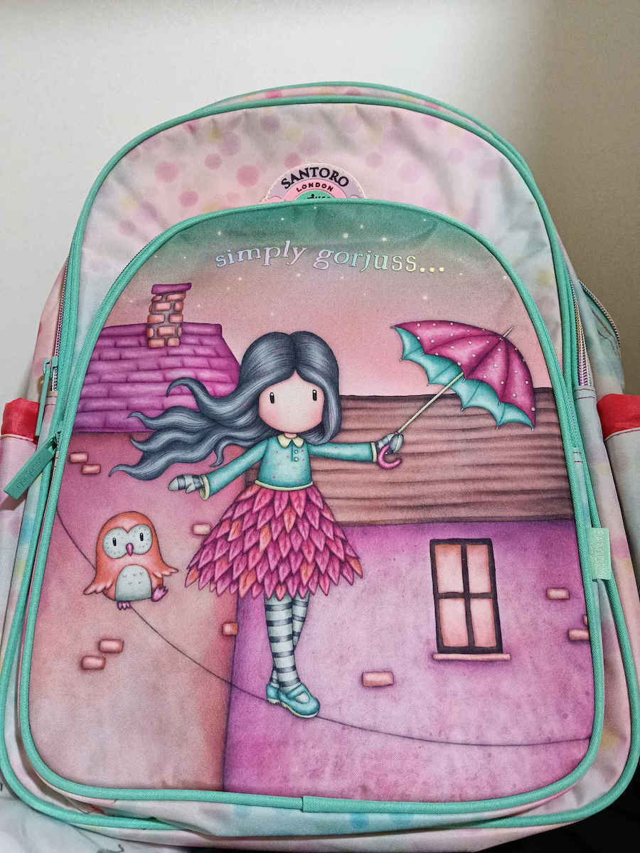 Santoro Light As A Feather Schulranzen Rucksack Grundschule Mehrfarbig mit Flaschenhalter