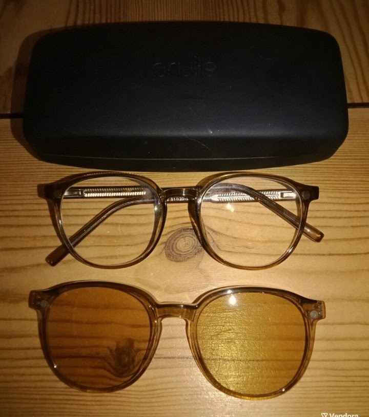 Crullé Stick C4 Prescription Eyeglass Frames Clip-On