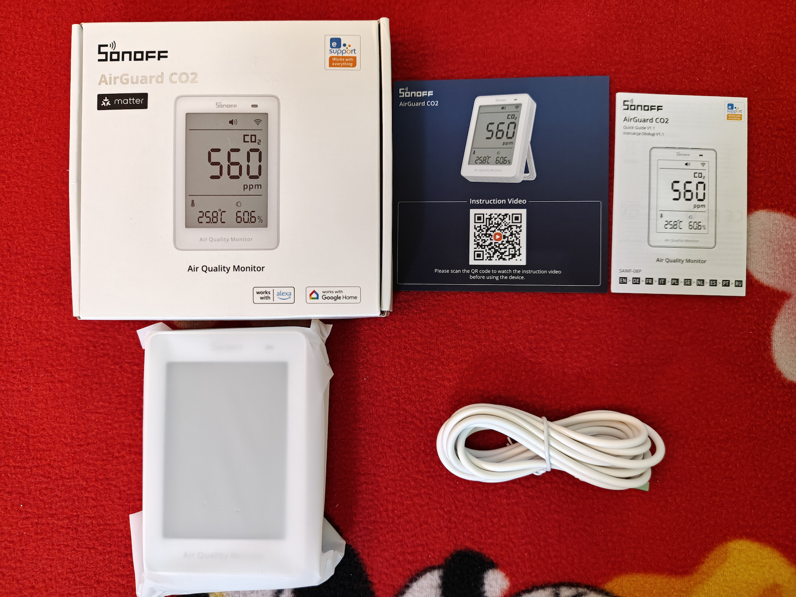 Sonoff AirGuard CO2 Μετρητής Αερίου CO2