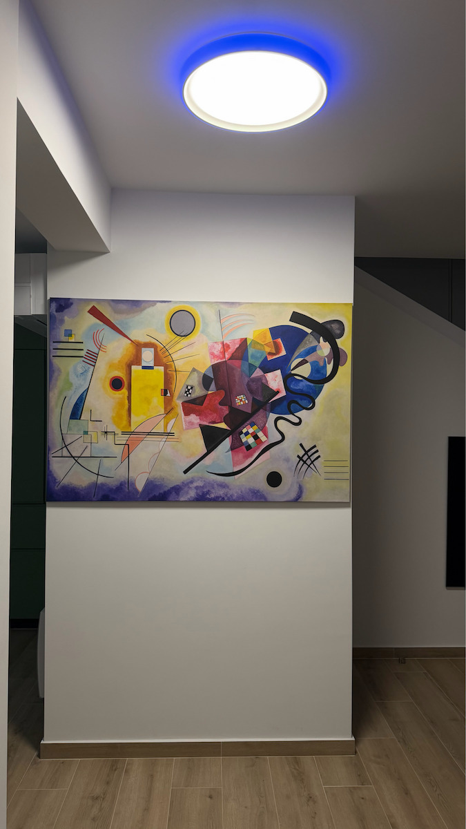 I-gallery Yellow Red Blue Painting Copy of Wassily Kandinsky on Canvas 100x70cm