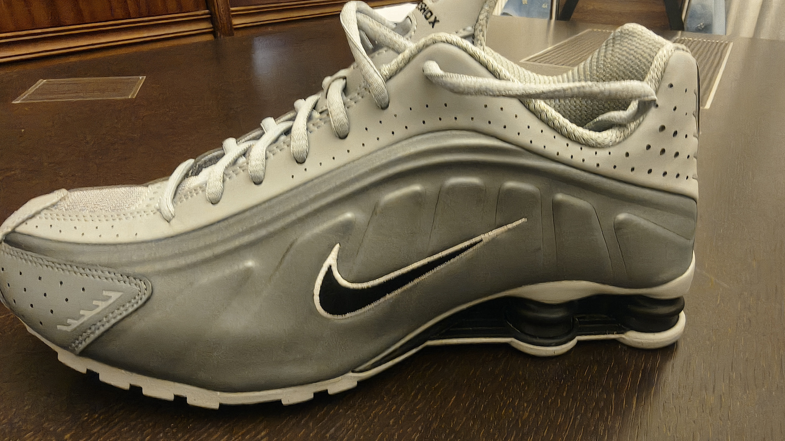 Shox R4 Adidași Bărbătești Gri