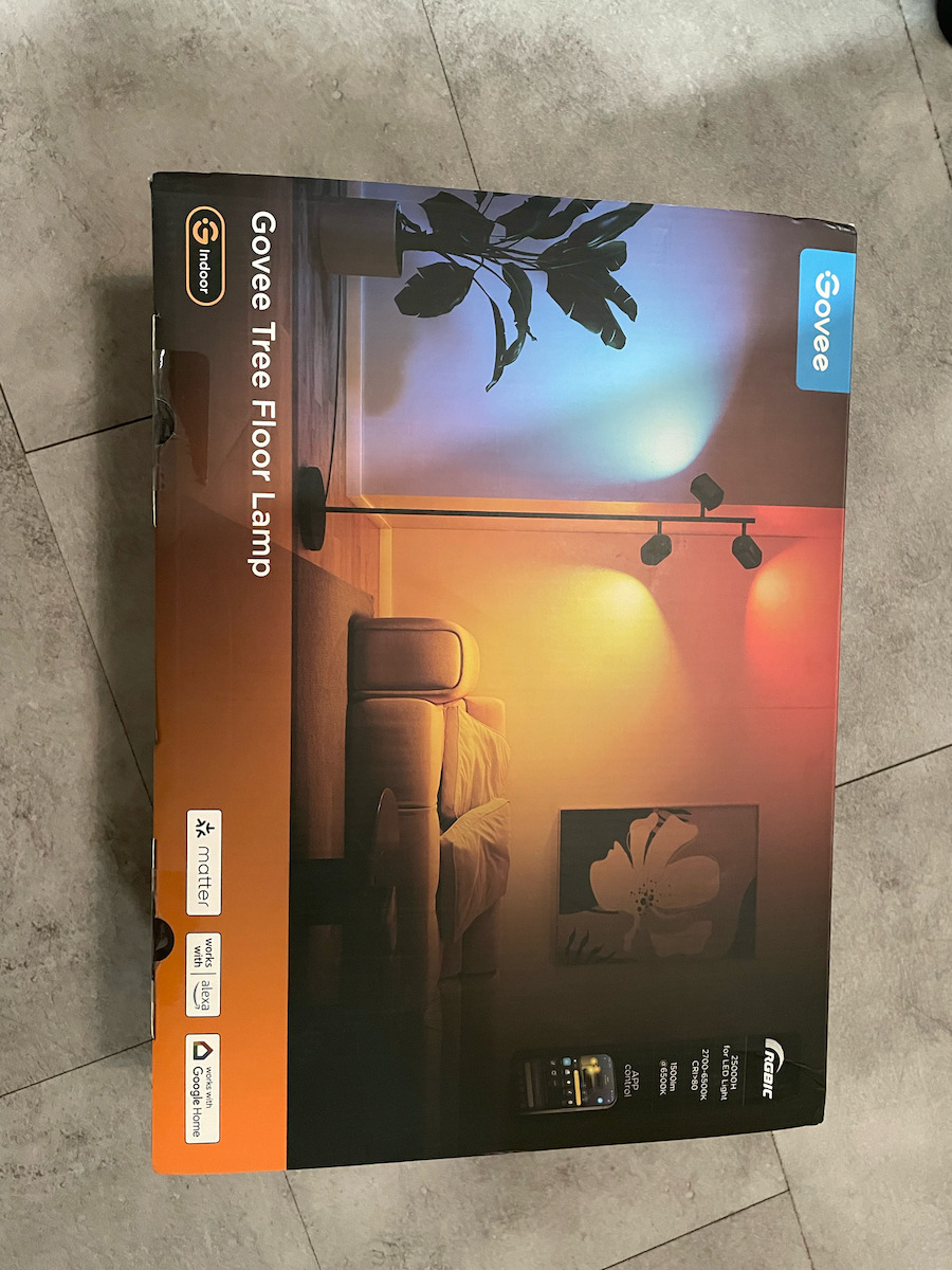 Govee LED Floor Lamp with RGBW Light 1500lm