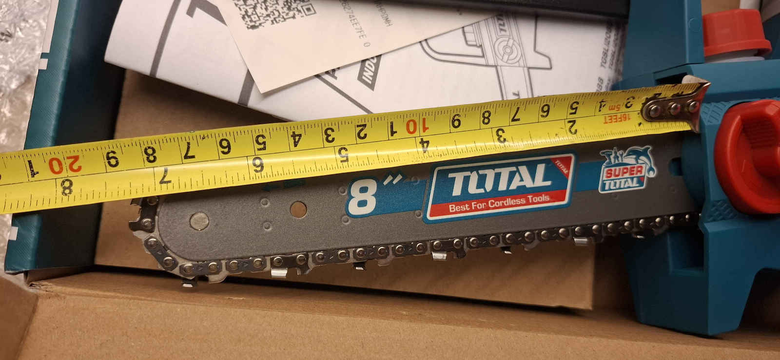 Total Pruning Chainsaw Battery Solo Brushless 20V 1.66kg with 20.32cm Blade