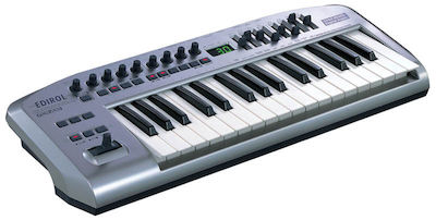 Roland (us) Midi Keyboard PCR-A30 με 32 Πλήκτρα σε Ασημί Χρώμα