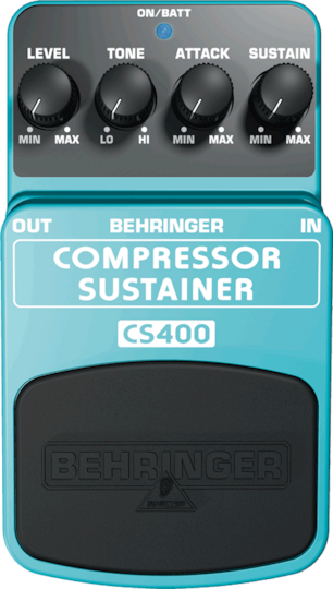 Behringer CS400 Pedals Effect Compressor Electric Guitar and Electric Bass