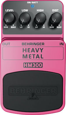 Behringer HM300 Pedale WirkungVerzerrung E-Gitarre