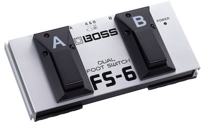 Boss FS-6 Pedals Footswitch Electroacoustic Instruments, Electric Guitar and Electric Bass