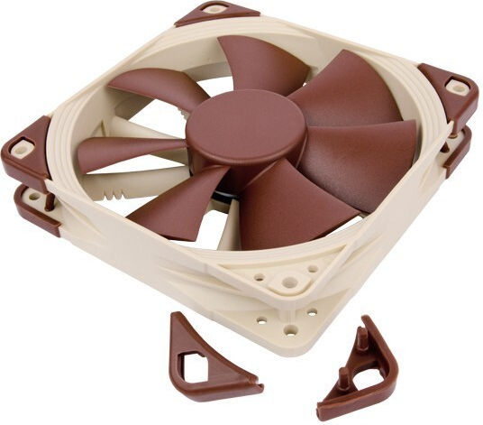 Noctua NF-F12 Ventilator Pentru Carcasă 120mm (1500rpm / 54.97cfm) Fără Iluminare LED și Conexiune 4-Pin PWM Maro