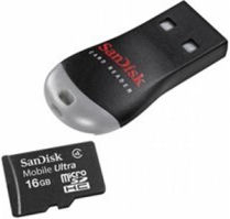 Sandisk SDSDQY-016G microSDHC 16GB
