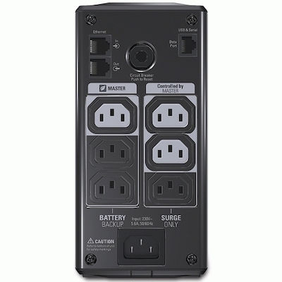 APC Back-UPS Pro 550 Line-Interactive 550VA 330W με 6 IEC Πρίζες