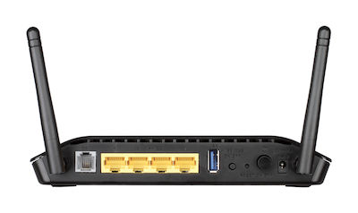 D-Link DSL-2750B Ασύρματο ADSL2+ Modem Router Wi‑Fi 4 με 4 Θύρες