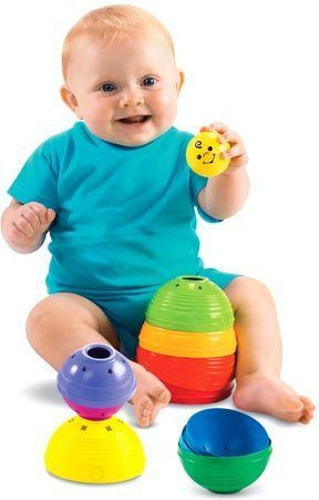 Fisher Price Stapelspielzeug Bau-Becher für 6++ Monate