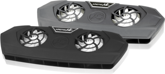 Arctic Nc A02 Cooling Pad για Laptop έως 19" με 2 Ανεμιστήρες
