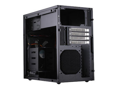 Silverstone TJ08B-E Mini Tower Κουτί Υπολογιστή Μαύρο