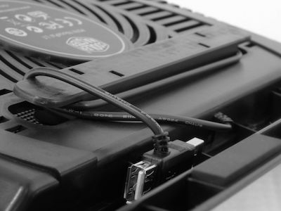 CoolerMaster NotePal L1 Cooling Pad για Laptop έως 17" με 1 Ανεμιστήρα