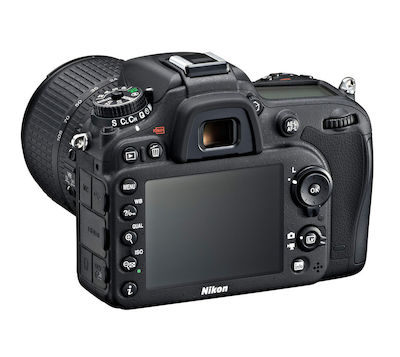 Nikon DSLR Φωτογραφική Μηχανή D7100 Crop Frame Black