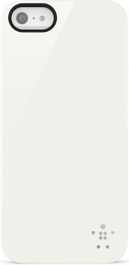 Belkin Back Cover Plastic Alb (iPhone 5/5s/SE)