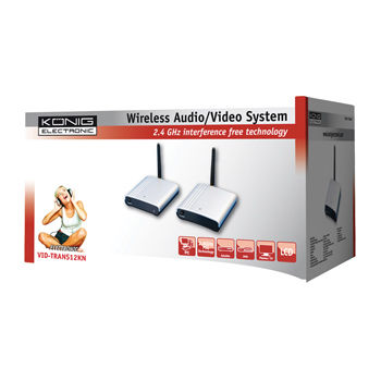 Konig 2.4GHZ Wireless Audio/Video Transmitter