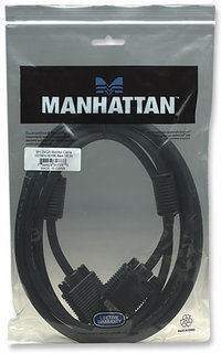 Manhattan Kabel VGA-Stecker - VGA-Stecker Schwarz 3m (317733)