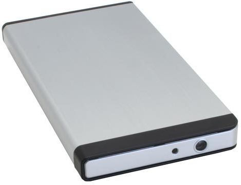 Fantec FB-C25US2 Case for Hard Drive 2.5" SATA III with Connection FireWire / USB 2.0 / eSATA Silver