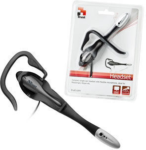 Trust HS-1100p Ohrhaken Gaming-Headset mit 3,5 mm Verbindung Graues