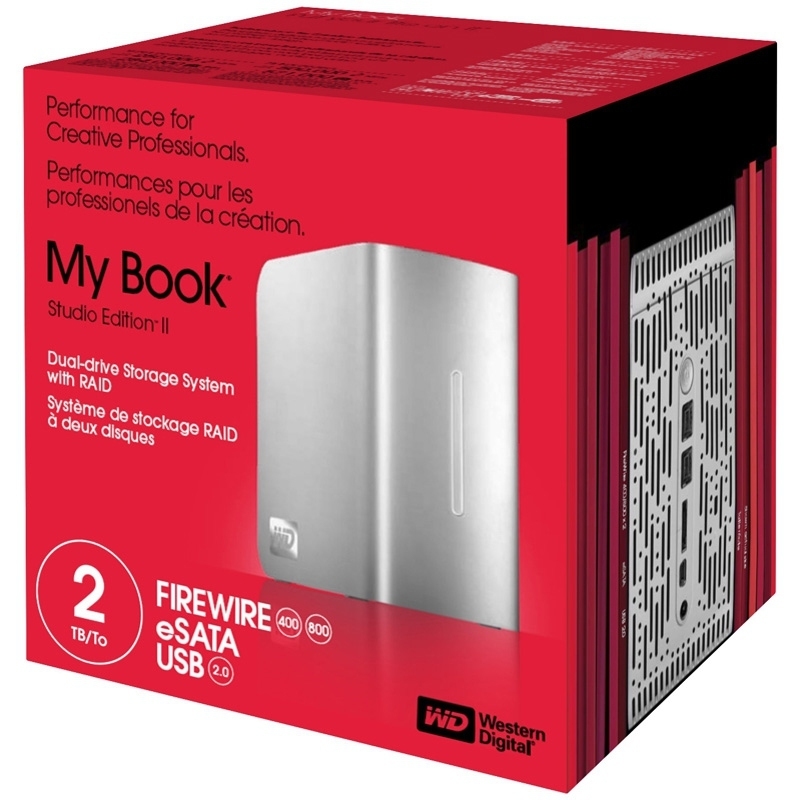 Wd my book studio edition ii какие диски подходят