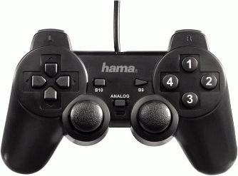 HAMA 00062860 Ενσύρματο Gamepad για PC Μαύρο