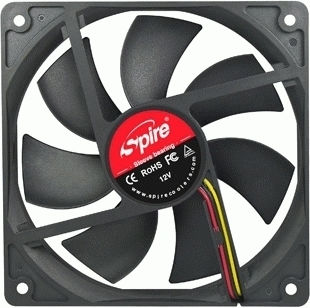 Spire Fan Blower 120 Case Fan (1500rpm / 66cfm) Χωρίς Led Φωτισμό και Σύνδεση 3-Pin