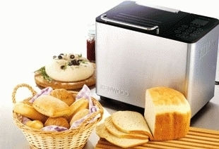 Kenwood Mașină de pâine cu o putere de 780W și o capacitate de 1000gr cu 15 programe