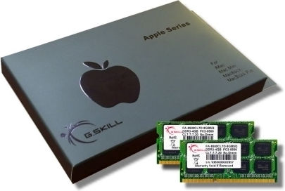 G.Skill 8GB DDR3 RAM с 2 модула (2x4GB) и Скорост 1066 за Лаптоп