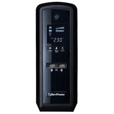 CyberPower CP1300EPFCLCD UPS Line-Interactive 1300VA 780W με 6 Schuko Πρίζες