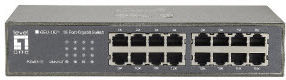Level One GEU-1621 Unmanaged L2 Switch με 16 Θύρες Gigabit (1Gbps) Ethernet και 16 SFP Θύρες