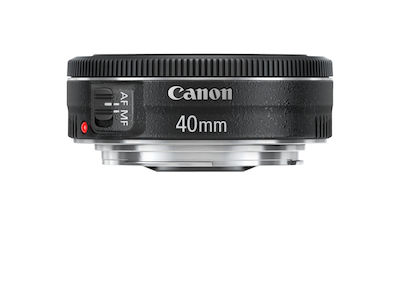 Canon Full Frame Φωτογραφικός Φακός EF 40mm f/2.8 STM Standard / Pancake για Canon EF Mount Black
