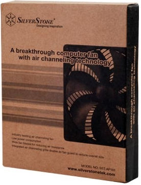 Silverstone AP181 Case Fan 180mm (1200rpm / 130cfm) Χωρίς Led Φωτισμό και Σύνδεση 3-Pin