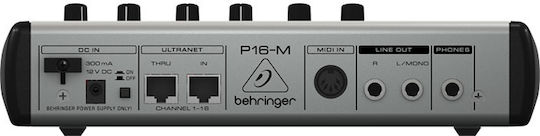 Behringer Powerplay P16-M Autoamplificată Consolă Digitală 16