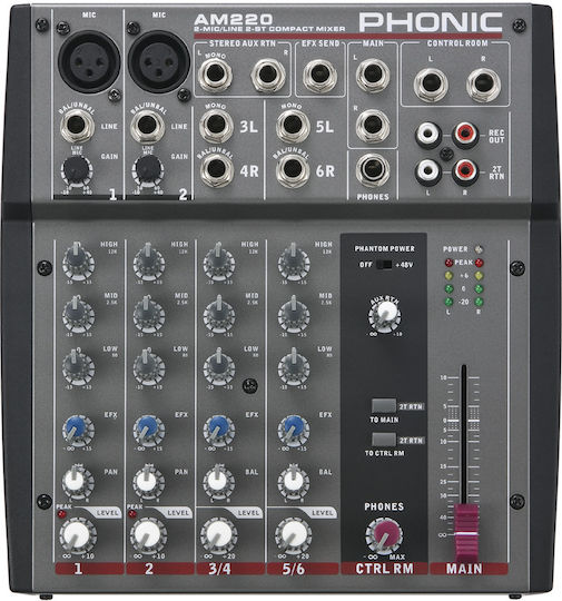 Phonic 2 XLR Inputs