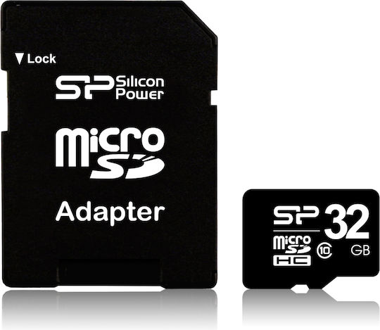 Silicon Power microSDHC 32GB Clasa 10 High Speed 40MB/s Cu Adaptor