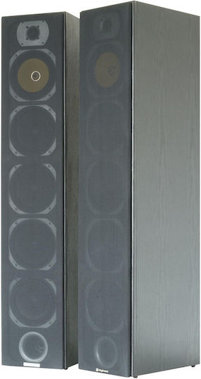 Fenton SHFT57B 100.325 Paar Hi-Fi Lautsprecher Boden 300W 4 Anzahl von Fahrern B22xT32.5xH111cm. Schwarz