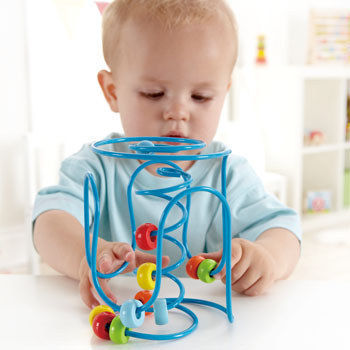 Hape Labyrinth Λαβύρινθος Προγραφής Double Bubble aus Holz für 6++ Monate